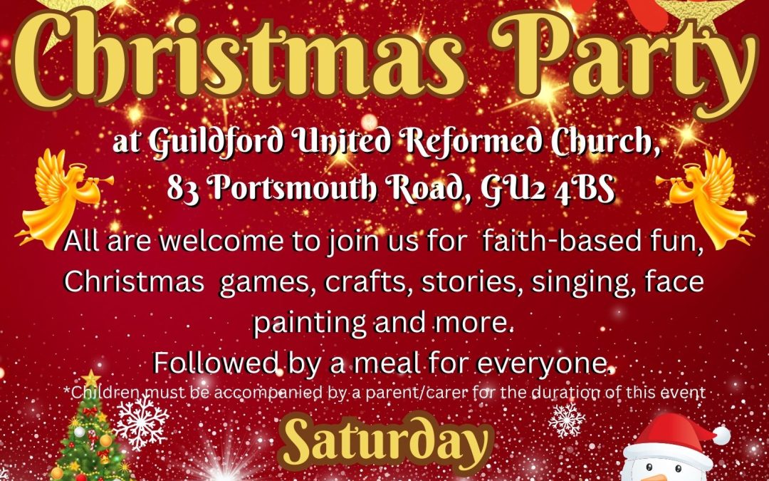 Messy Church Christmas Party – Saturday 7 December – 4-6pm