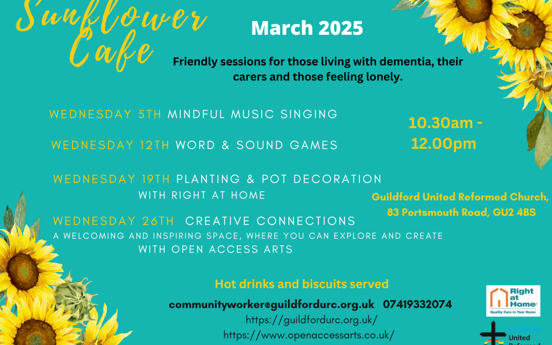 Sunflower Cafe – March 2025