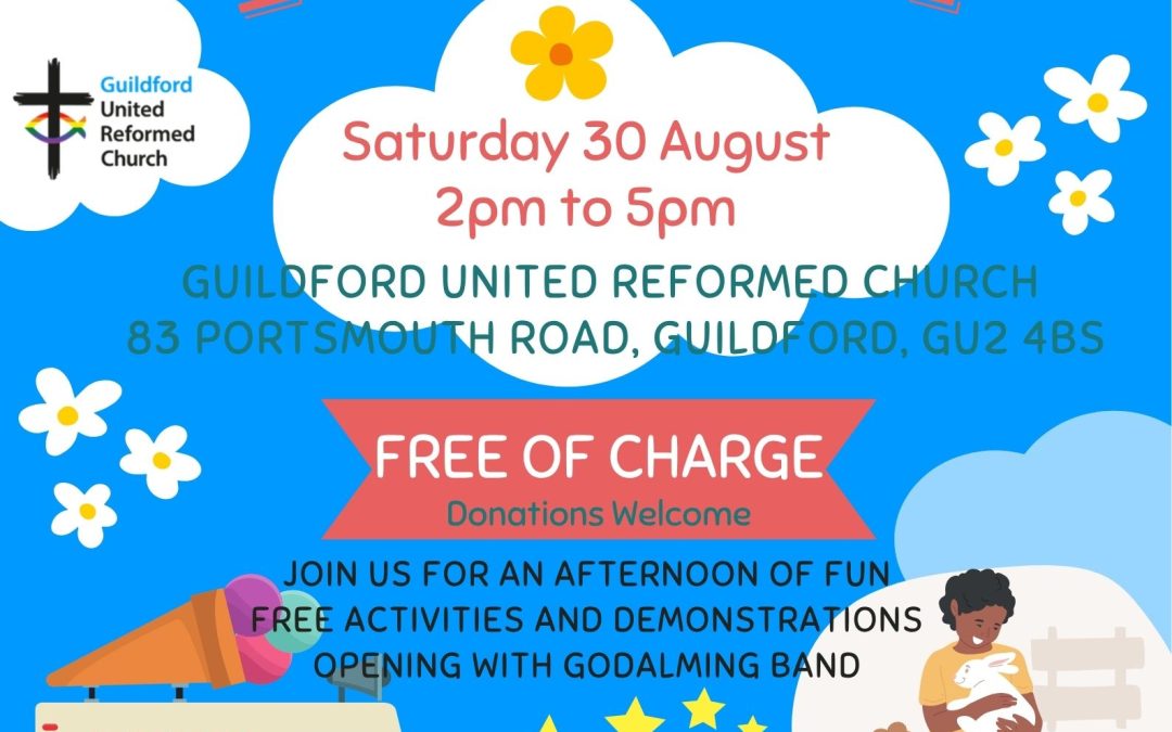GURC Community Fun Day – Saturday 30 August – 2pm to 5pm