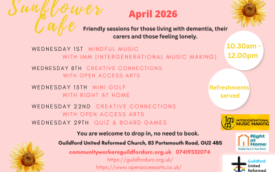 Sunflower Cafe – April 2026